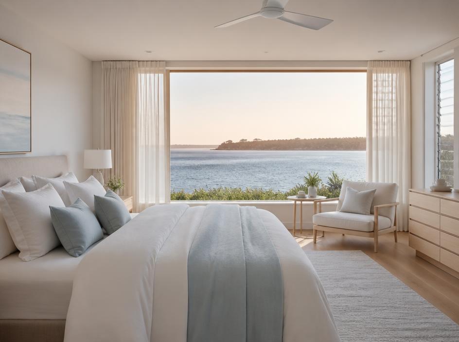 Bedroom overlooking Patterson River